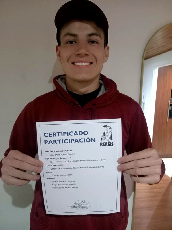 Certificado Proyecto SEFA
